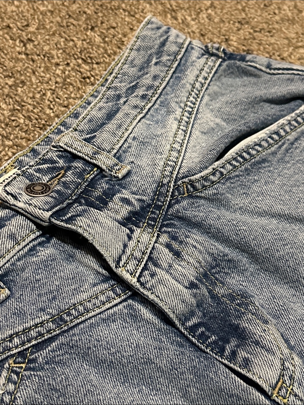 We The Free Light Blue Denim Maxi Skirt - Picture 4 of 5